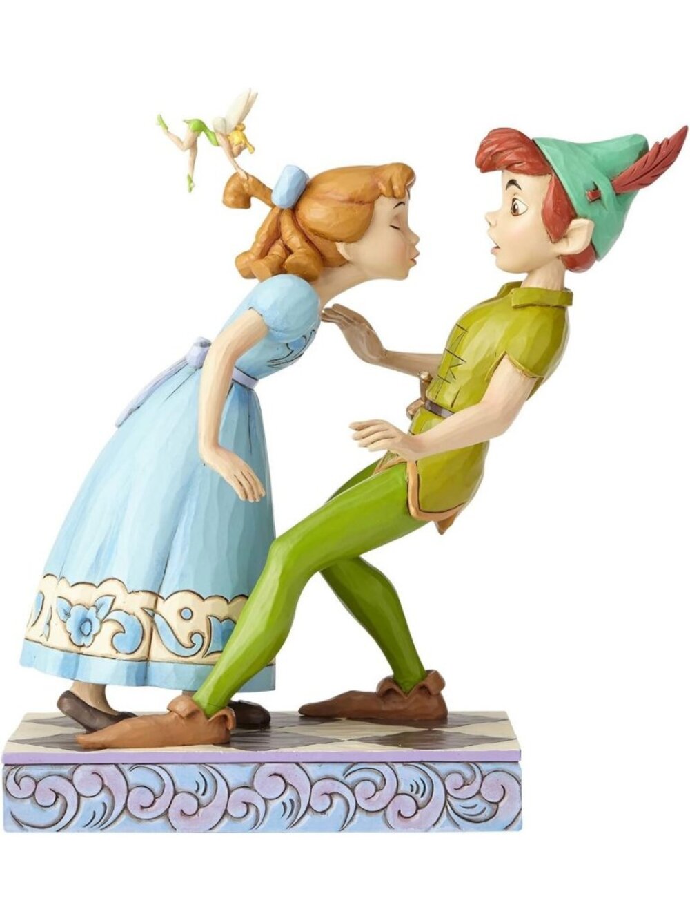 Disney 65th Anniversary Peter Pan & Wendy Figurine - 7.4” Stone Resin